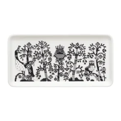Iittala Taika plate 12x24 cm, Black White Best