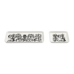 Iittala Taika plate 12x24 cm, Black White Best