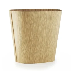 Normann Copenhagen Tales of Wood paper bin, oak Brown Hot