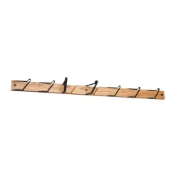 Essem Design Tamburin coat hook 73.5 cm, Oak-black Brown Best
