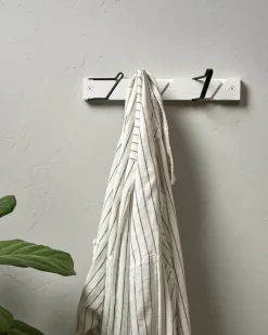 Essem Design Tamburin coat hook 31.5 cm, -black White