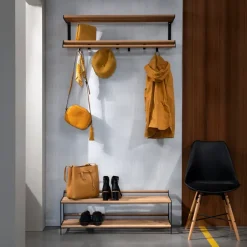 Essem Design Tamburin hat rack 100 cm, oak- Black Discount