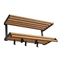 Essem Design Tamburin hat shelf 60 cm, oak- Black Online