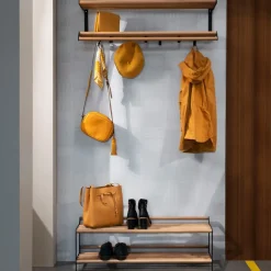Essem Design Tamburin hat shelf 60 cm, oak- Black Online