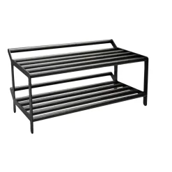 Essem Design Tamburin shoe shelf 60 cm, oiled oak- Black Online