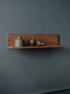New Works Tana wall shelf 75 cm, Walnut Brown Outlet