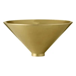 Audo Copenhagen Taper bowl Ø26 cm, Brass Gold-coloured Outlet