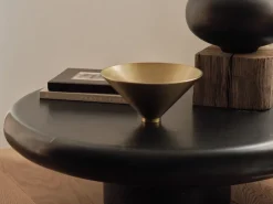Audo Copenhagen Taper bowl Ø26 cm, Brass Gold-coloured Outlet