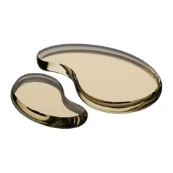 Kosta Boda Tears of joy decorative object 2 pieces, Gold Gold-coloured Discount