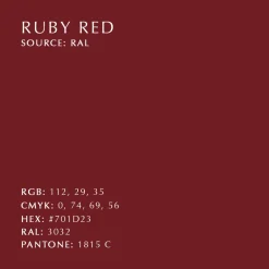 Umage Teaser shelf, Ruby Red Outlet