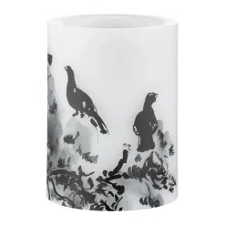 Muurla Teemu Järvi x LED candle Ø7.5x10 cm, Winter Capercaillie Beige Online