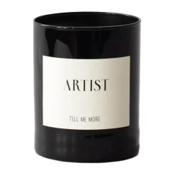 Tell Me More scented candle 48 h, Artist BlackWhite New