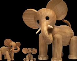 Spring Copenhagen Tembo elephant decoration 41 cm, Oak Beige Outlet