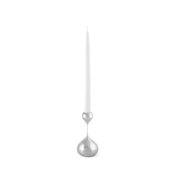 KLONG Tender candle holder small, Nickel Silver-coloured Best