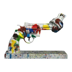 Non Violence Tennis for Peace Decoration 40 cm, Multi Discount