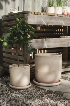 DBKD Terra pot, Sand, Ø33x36 cm Beige