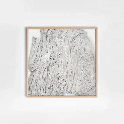 Fine Little Day Texture poster, 70x70 cm GreyWhite Discount