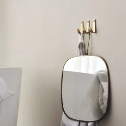 Meraki Thapsus hook 3-pack, Brushed brass finish Gold-coloured Best