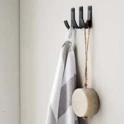 Meraki Thapsus hook 3-pack, Brushed finish Black Sale