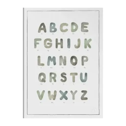 Kunskapstavlan® The Alphabet watercolour Poster, 30x40 cm Multi New