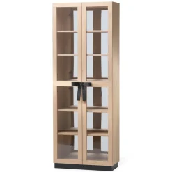 A2 The Bow display cabinet, White oiled oak Beige Online