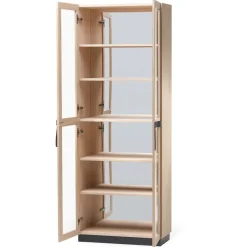 A2 The Bow display cabinet, White oiled oak Beige Online