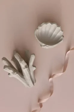 Cooee Design The Coral Tree sculpture 15.5 cm, Limestone Beige Clearance
