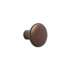 Muuto The Dots clothes hook metal 2.7 cm, umber Brown New