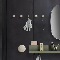 Muuto The Dots clothes hook metal 5 pack, Brass Gold-coloured Best