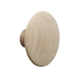 Muuto The Dots clothes hook oak, Ø13 cm Brown Discount