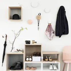 Muuto The Dots clothes hook oak, Ø13 cm Brown Discount