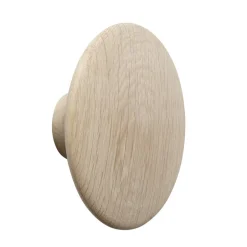 Muuto The Dots clothes hook oak, Ø17 cm Brown Discount