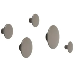 Muuto The Dots clothes hook taupe, XS Brown Discount