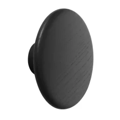 Muuto The Dots coat hook , Ø17 cm Black New
