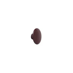 Muuto The Dots coat hook burgundy, extra small Red Discount