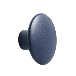 Muuto The Dots coat hook midnight , Small Blue Clearance