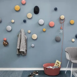 Muuto The Dots coat hook midnight , Medium Blue Discount