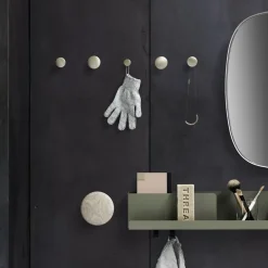 Muuto The dots hooks brass, Small Ø2,7 cm White Discount