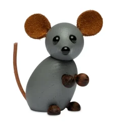 Spring Copenhagen The farm mouse decoration 7 cm, Grey Best
