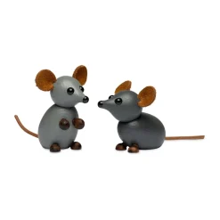 Spring Copenhagen The house mouse decoration 4.5 cm, Grey