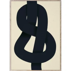 Paper Collective The Knot poster, 70x100 cm Blue Hot