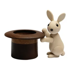 Spring Copenhagen The Magic Hat rabbit decoration 9.5 cm, Maple Beige Online