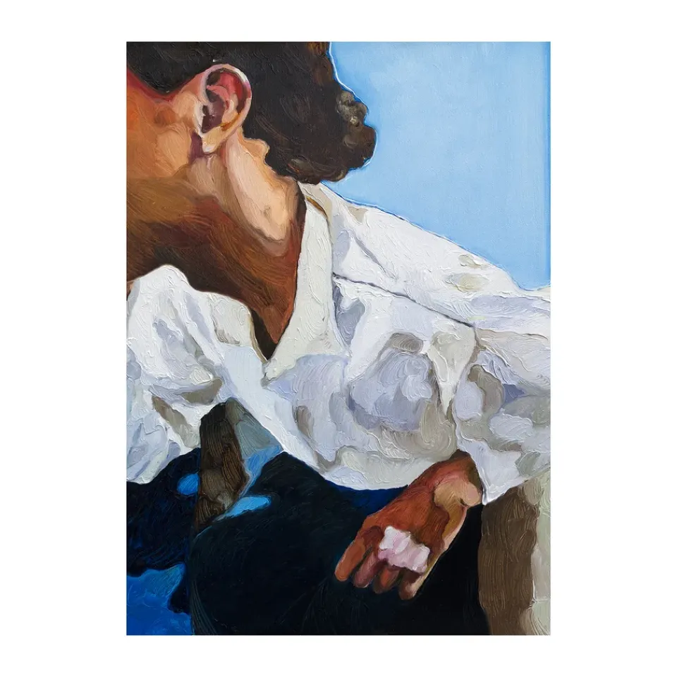 Paper Collective The Man I Met At A Bar poster, 70x100 cm WhiteBlueBlack Outlet