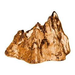 Kosta Boda The Rock votive 91 mm, Amber Orange Sale