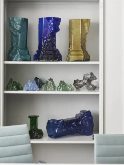 Kosta Boda The Rock votive 91 mm, Emerald Green Online