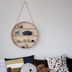 Ferm Living The Round Dorm shelf, Ø 55 cm Brown Sale