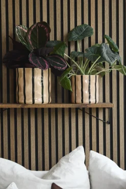 Scandi Living Thrive flowerpot Ø20 cm, Beige-Black BeigeBlack Best