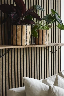 Scandi Living Thrive flowerpot Ø16 cm, Beige-black BeigeBlack Sale