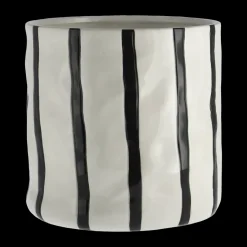 Scandi Living Thrive flowerpot Ø20 cm, White-black WhiteBlack Outlet