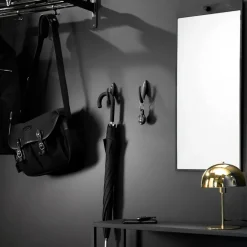 Essem Design Tillbakablick rectangular mirror, Black Best
